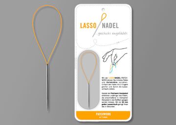 Ansicht auf die Verpackung und die Nadel.