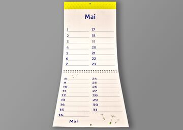 Anischt auf den langen Kalender, Monat Mai.