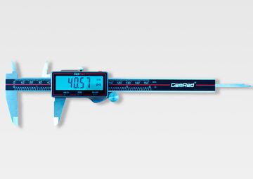 Ansicht auf einen digitalen Messschieber