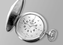 Ansicht auf die geöffnete Taschenuhr.