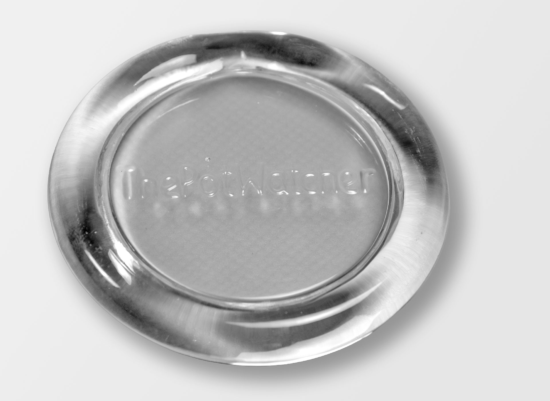 Ansicht auf eine Glasplatte